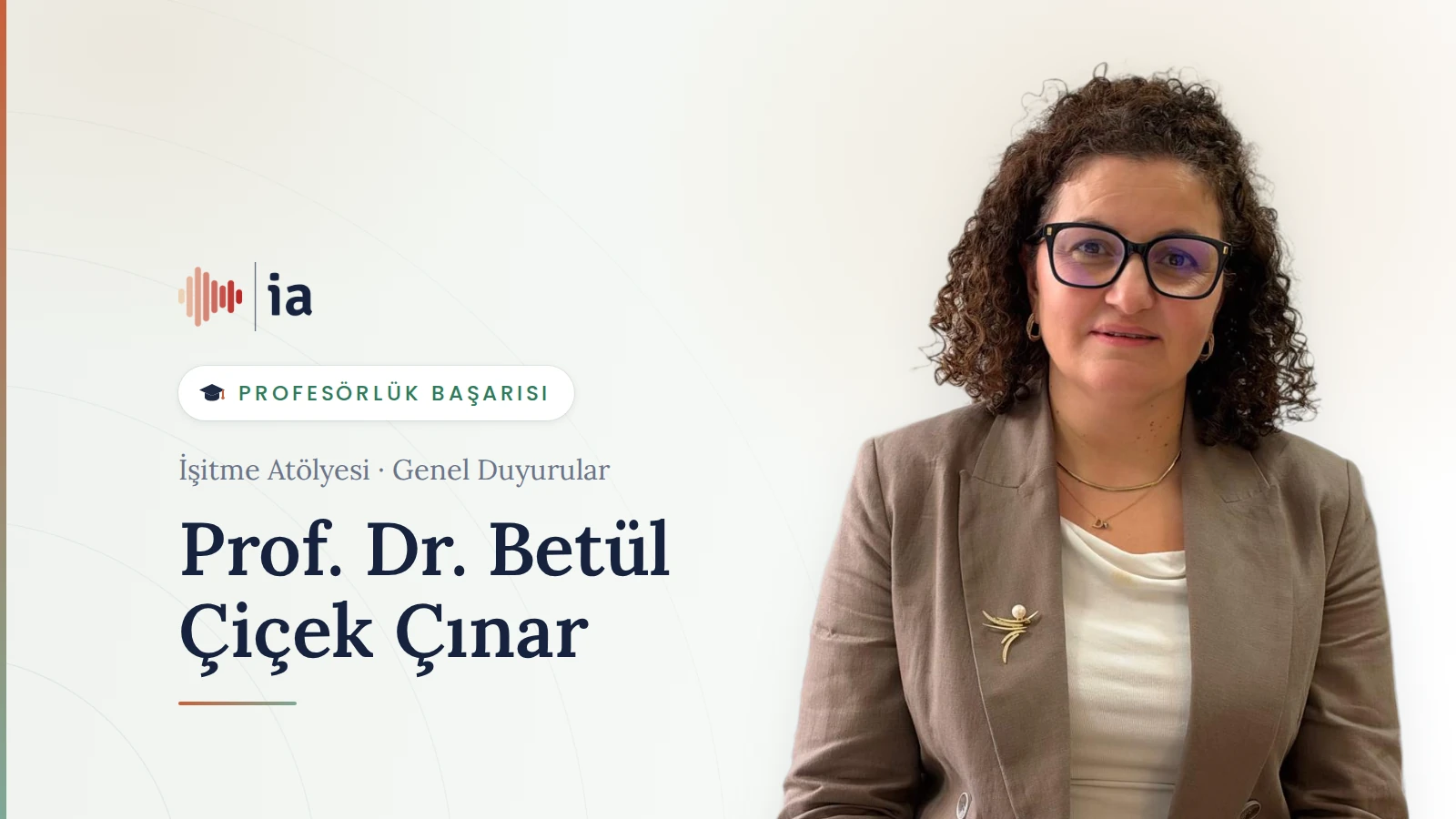 Profesörlük Başarısı: Prof. Dr. Betül Çiçek Çınar